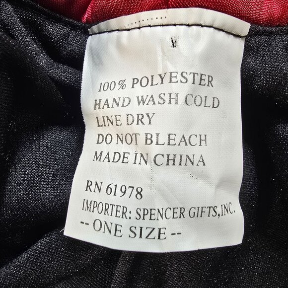 Gothic Hooded Long Cloak With Red Satin Lining & Embellished Trim - Picture 4 of 5